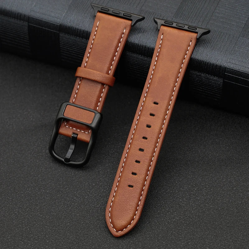 Leather Strap For Apple Watch