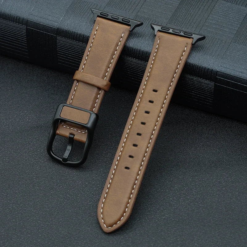 Leather Strap For Apple Watch